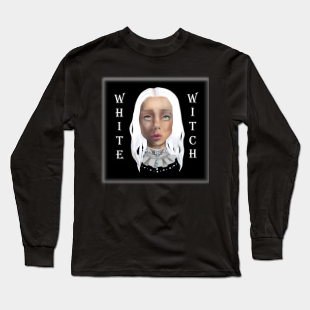 white witch Long Sleeve T-Shirt by anastasiasInk4you